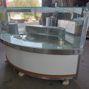 BANCO VETRINA REFRIGERATO CURVO